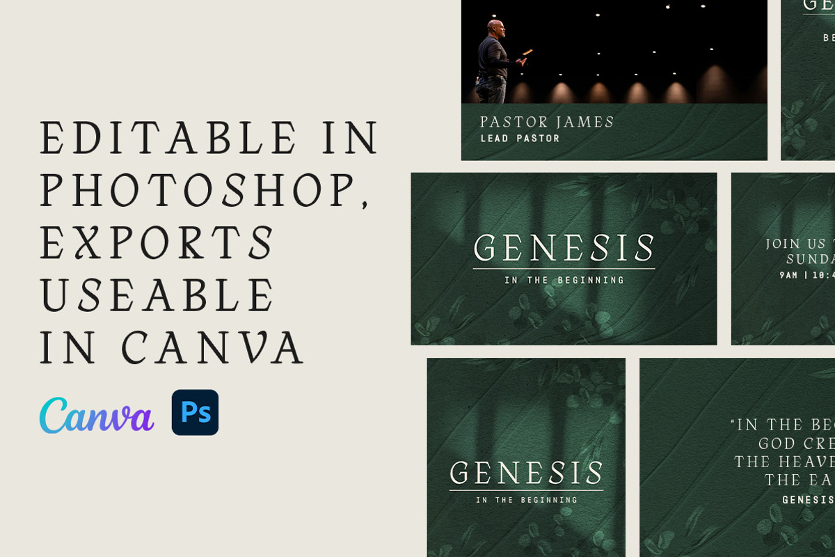 Genesis Sermon Series Bundle, a Templates & Theme by Blue River Studio (Photo 3 of 5)