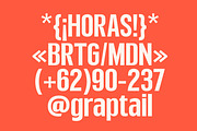 Kebal Sans - Condensed Font, a Sans Serif Font by Graptail (Thumbnail 14 of 19)