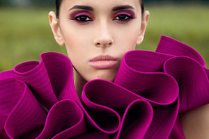 Fashion portrait of a young girl featuring portrait, young, and girl