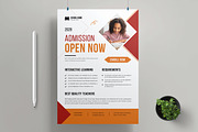 School Admission Flyer  Design, a Flyer Template by MightyDesign (Thumbnail 1 of 8)