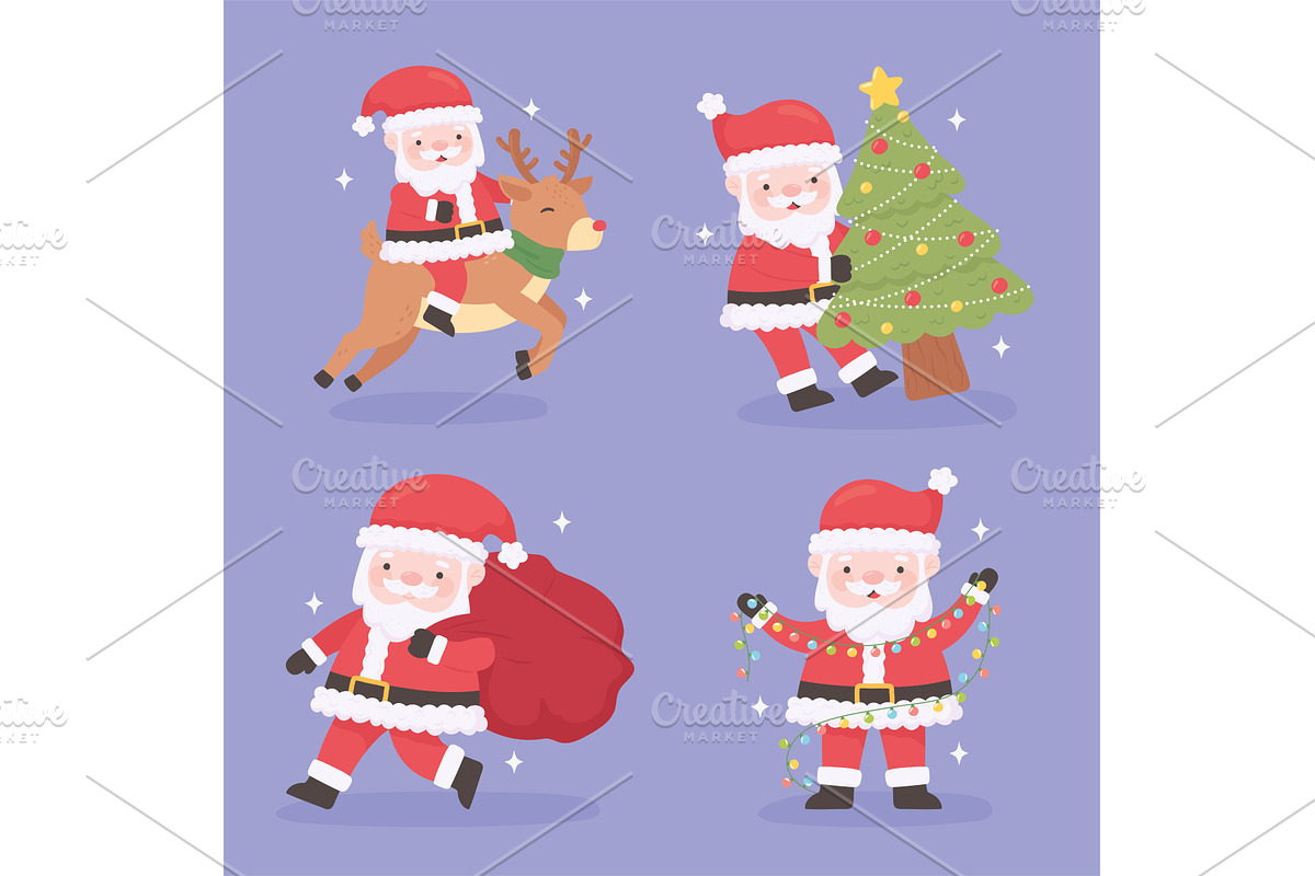 santa claus christmas, an Illustration by studiogstock
