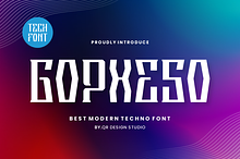 Gopxeso - Digital & Tech Font