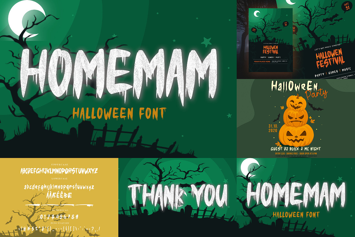 Halloween Font Bundle SALE!!, a Font by NTC Graphic (Photo 2 of 17)