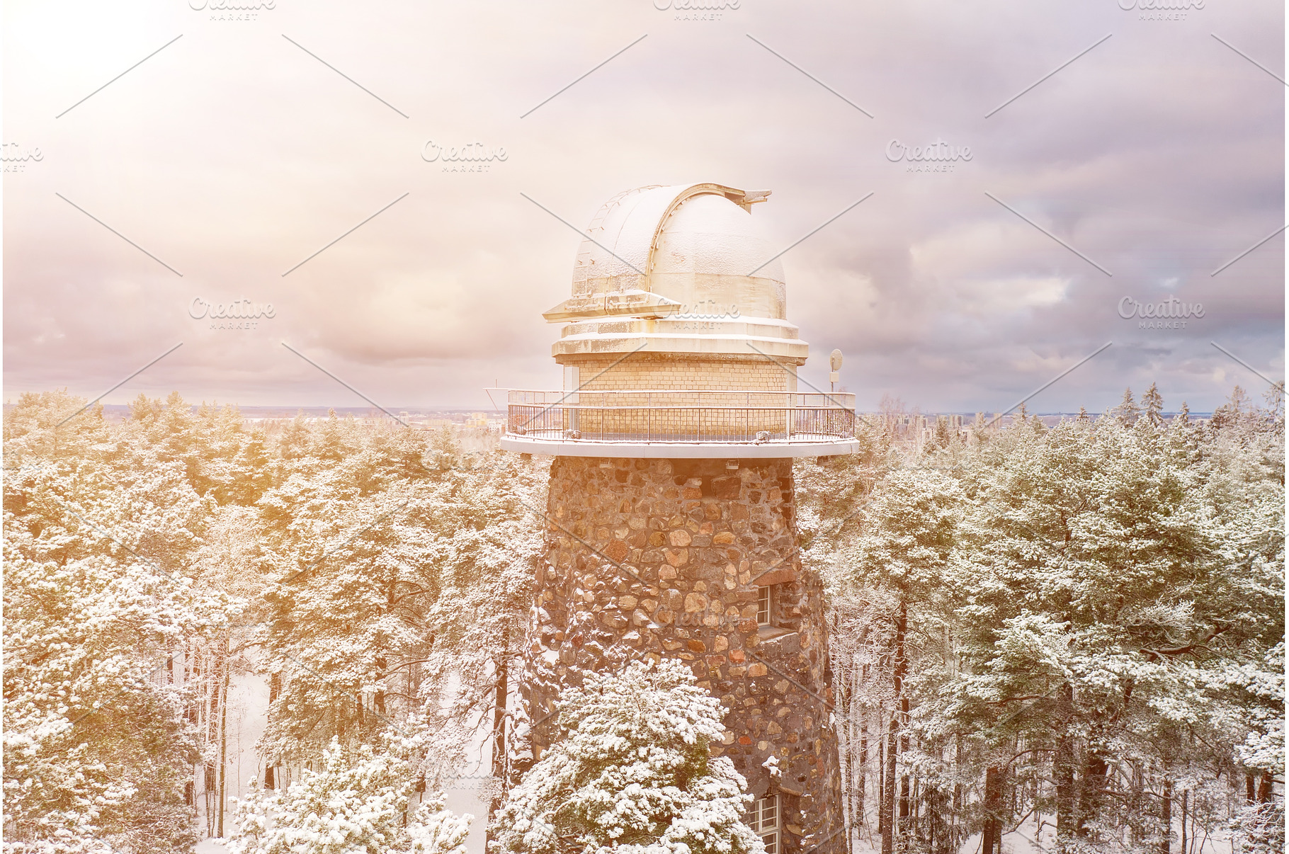 Old observatory tower in the Glen, an Architecture Photo by Nature and travel