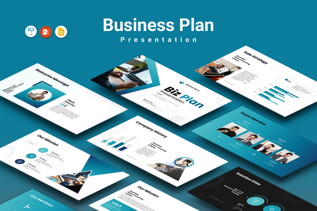 Business Plan Presentation Template, a Presentation Template by Studio Artisan (Photo 1 of 6)