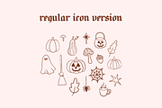 Spooky Halloween Icon Collection, an Outline Icon by Pink Tiger Creative (Thumbnail 2 of 4)