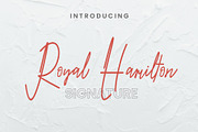 Royal Hamilton Signature, a Handwritten Font by Dhwstd (Thumbnail 1 of 5)