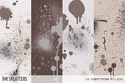 Ink Splatters vectors, a Texture Illustration by LuOtero (Thumbnail 3 of 4)