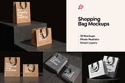 Shopping Bag Mockups, a Packaging Mockup by Graphicsfuel (Thumbnail 1 of 21)