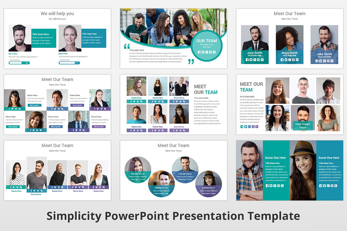 Simplicity PowerPoint Template, a Presentation Template by GraphicStan (Photo 8 of 24)