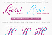 Liesel Printed Family, a Handwritten Font by Magpie Paper Works (Thumbnail 2 of 10)