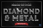 Diamond & Metal #2 - 16 Text Styles, a Layer Style Add-On by Jonas Stensgaard (Thumbnail 17 of 19)