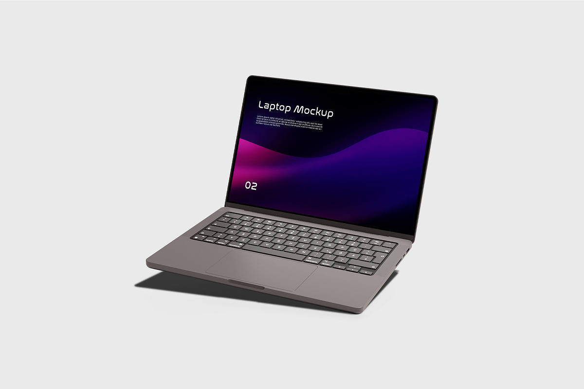 Laptop Mockup Set, a Mac Mockup by Farabion Studio (Photo 2 of 4)