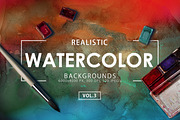 50% OFF Watercolor Backgrounds 3, a Texture Graphic by ArtistMef (Thumbnail 1 of 9)