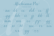 Michiana Pro, a Script Font by BluHead Studio (Thumbnail 7 of 9)