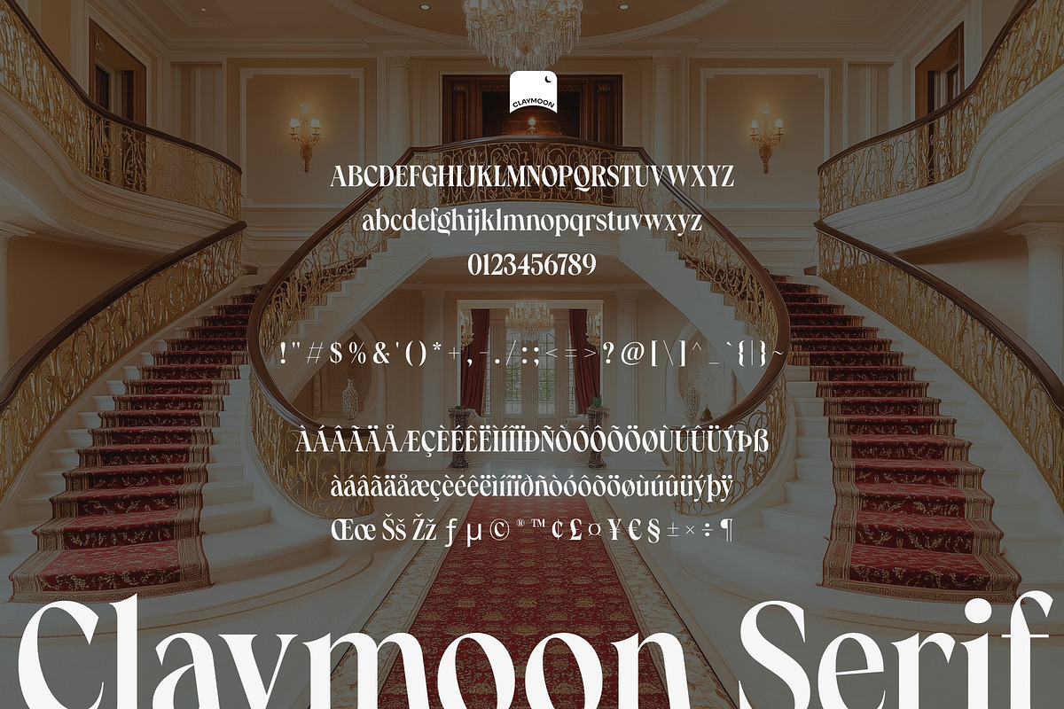 Claymoon Serif — Luxury Elegant Font, a Serif Font by Claymoon Lab (Photo 2 of 10)