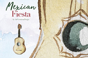 Hand Painted Mexican Fiesta Clipart, a Food Illustration by ArtCreationsDesign (Thumbnail 9 of 10)