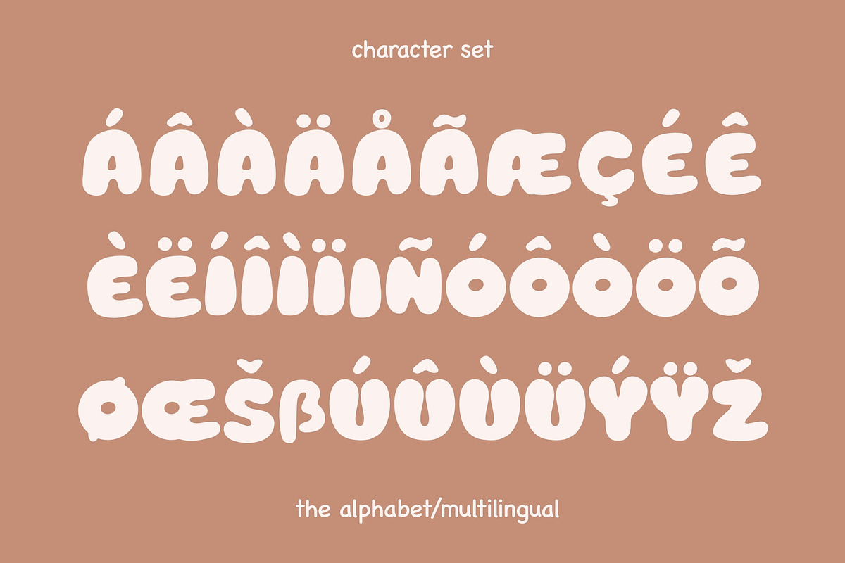 Simply Thick - Bubble Playful Font, a Sans Serif Font by ariodsgn (Photo 5 of 9)