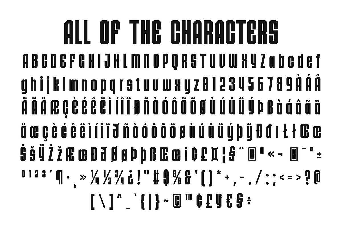 CS Alford – Condensed Font, a Sans Serif Font by Craft Supply Co. (Photo 8 of 8)