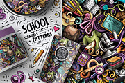 7 School Cartoon Seamless Patterns, a Pattern Graphic by BALABOLKA (Thumbnail 2 of 8)