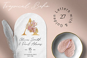 Tropical BOHO Watercolor Collection, a Decorative Illustration by Letters-Shmetters (Thumbnail 4 of 10)