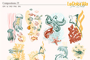 La Dolce Vita-Sea world, an Animal Illustration by Collection by VY (Thumbnail 6 of 15)