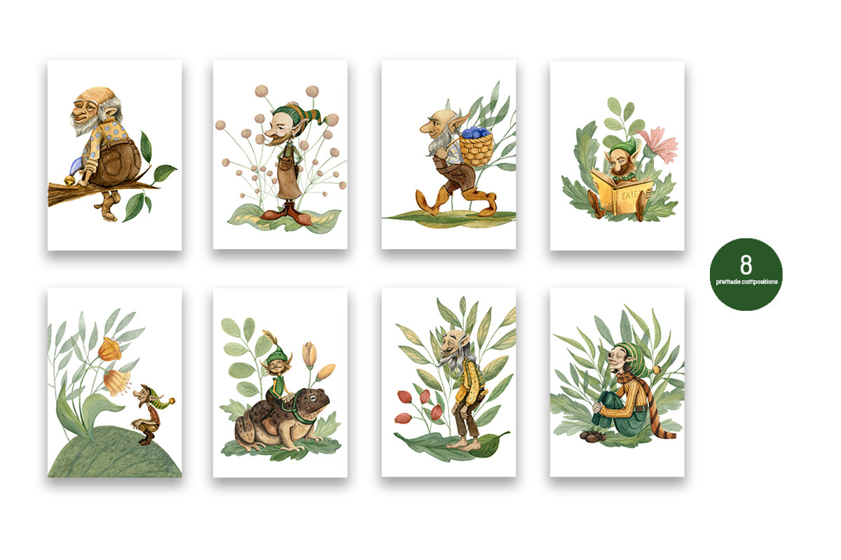 Fairy Tale - watercolor collection, an Illustration by KatsiarynaKa (Photo 8 of 16)