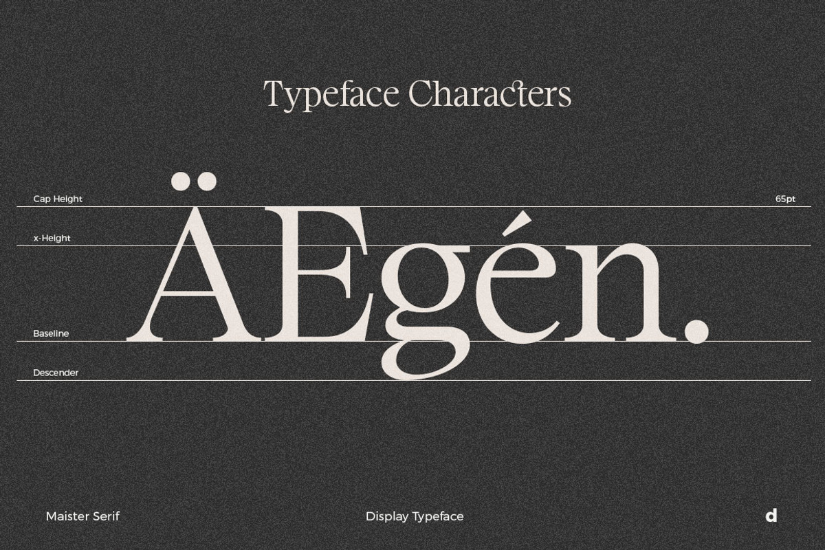 Maister//Display Serif, a Serif Font by Dora Typefoundry (Photo 3 of 20)