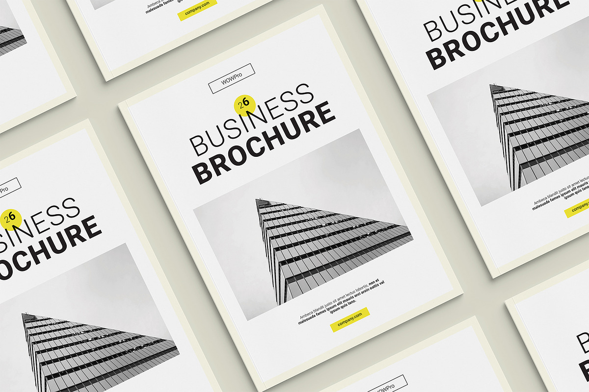 Business Brochure Template, a Brochure Template by WOWPro (Photo 2 of 10)