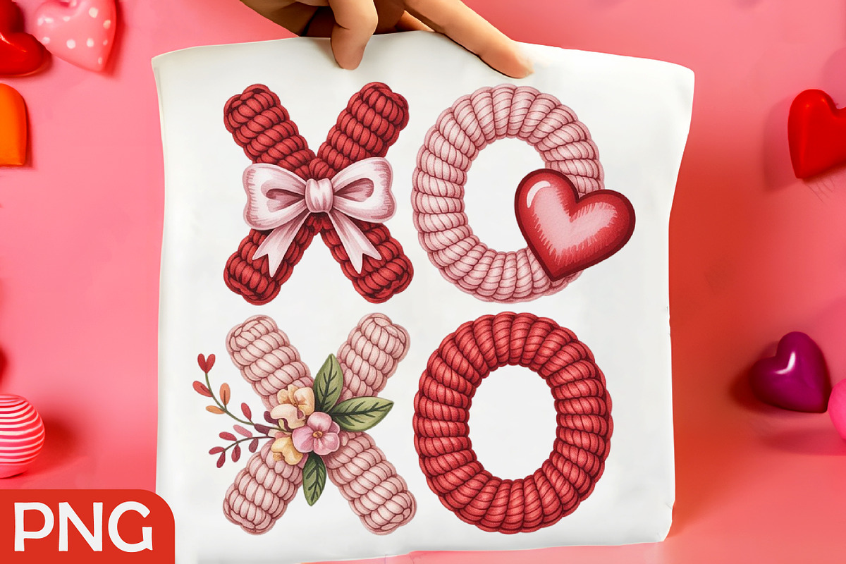 Handmade Style XOXO Valentine Design, an Illustration by RobertsArt (Photo 3 of 4)
