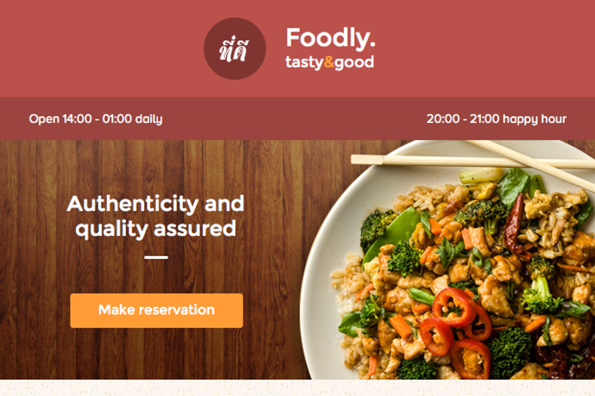 Foodly + StampReady Builder, an Email Template by StampReady Templates (Photo 2 of 2)