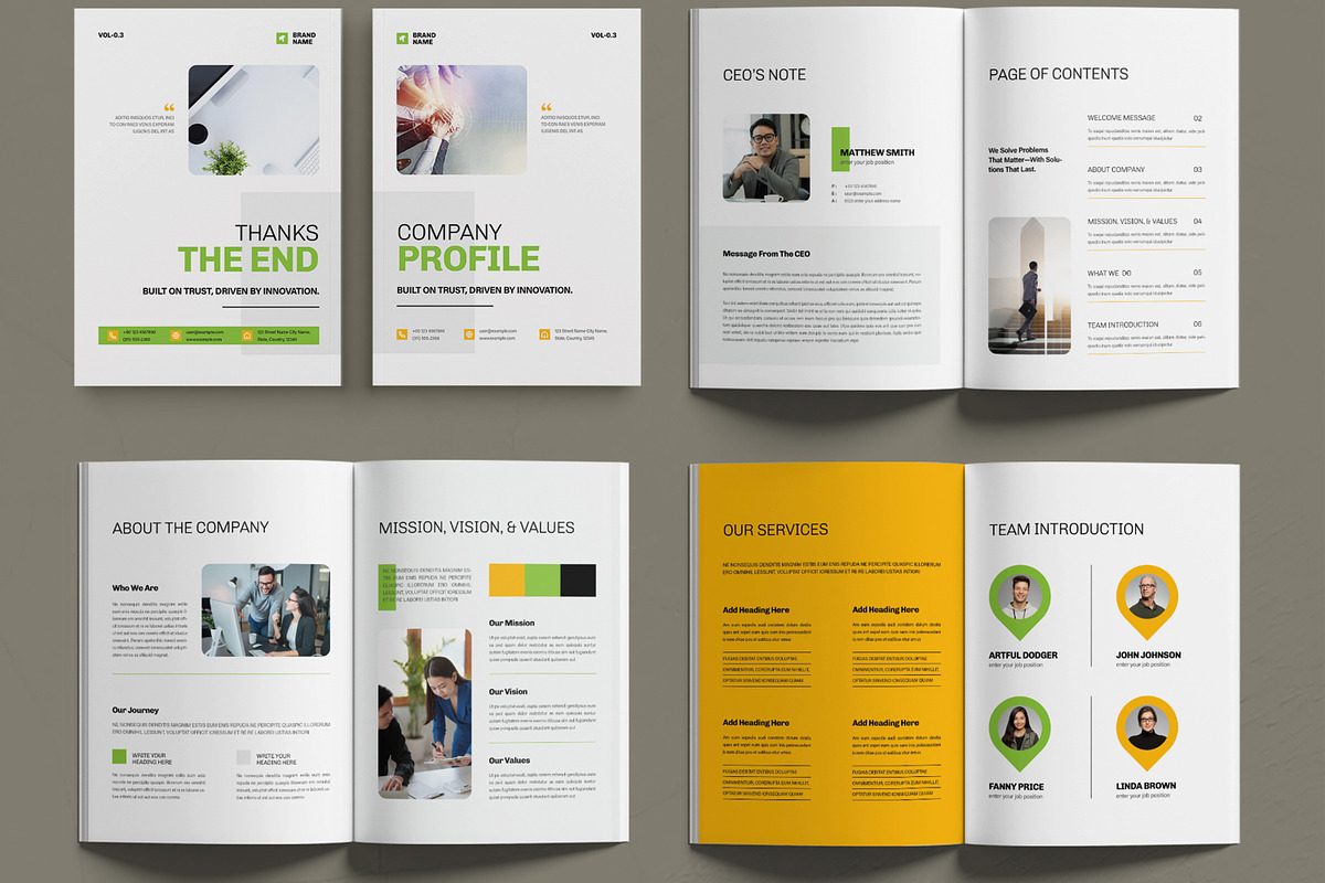Modern Corporate Company Profile preview 2