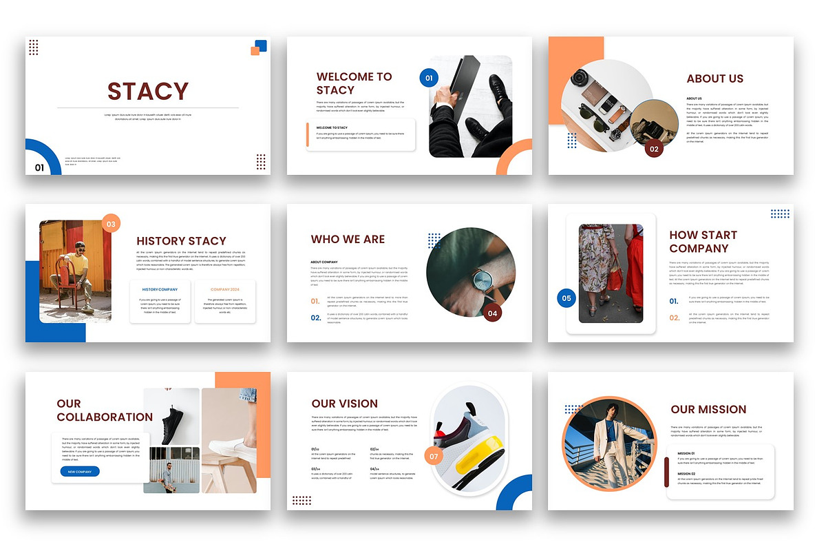 Stacy – Business Google Slide, a Presentation Template by kreatifreya (Photo 2 of 5)