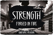 Oakforge - Retro Display Font, a Sans Serif Font by JumboDesign (Thumbnail 2 of 6)