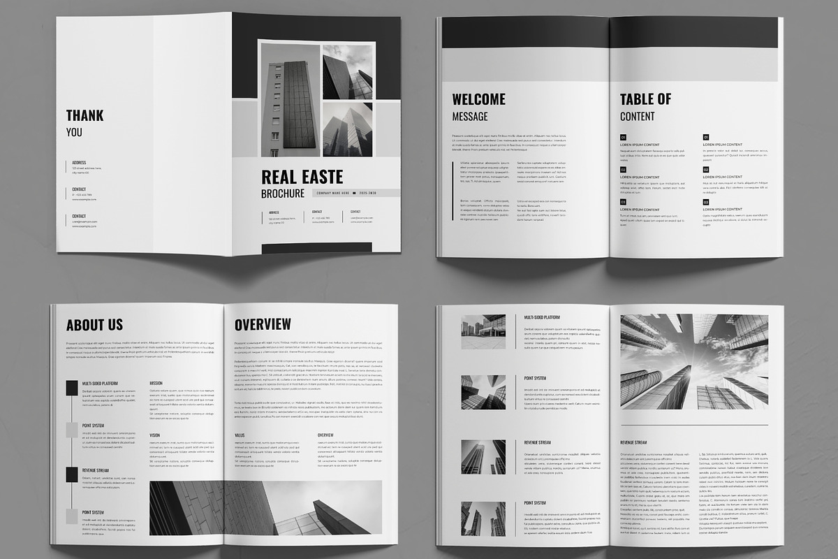 Real Estate Brochure Layout, a Brochure Template by MightyDesign (Photo 2 of 6)