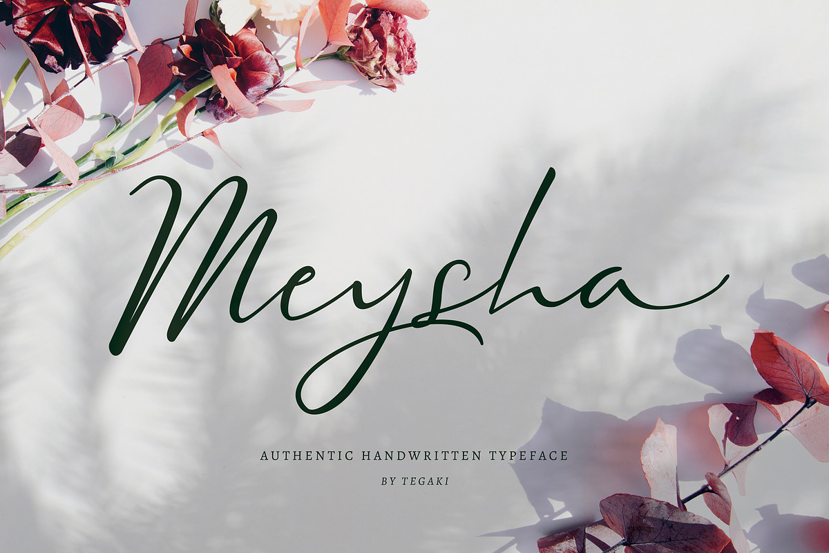 Meysha, a Handwritten Font by rudiSasori (Photo 1 of 11)