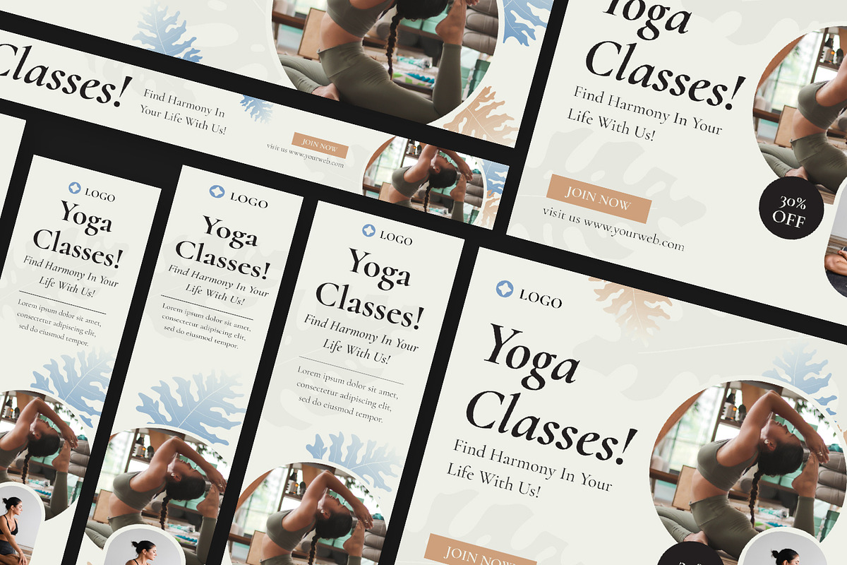 Yoga Class Google Ads, a Websites & App Template by Esensifiksi.studio (Photo 2 of 3)