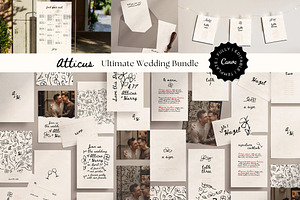 Wedding template bundle XL - Atticus