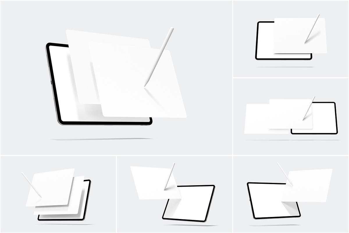 Landscape Tablet Screen Mockup, an iPad Mockup by Rizky Audymas (Photo 8 of 9)
