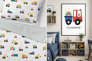 Kids Cars Clipart & Map Creator, a Transportation Illustration by Irina Ostapenko (Thumbnail 13 of 14)