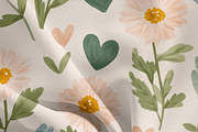Floral Daisy Seamless Pattern PNG wi, a Pattern Graphic by Pati Charm Studio (Thumbnail 6 of 7)
