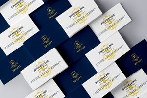 Simple Royal Business Card 56