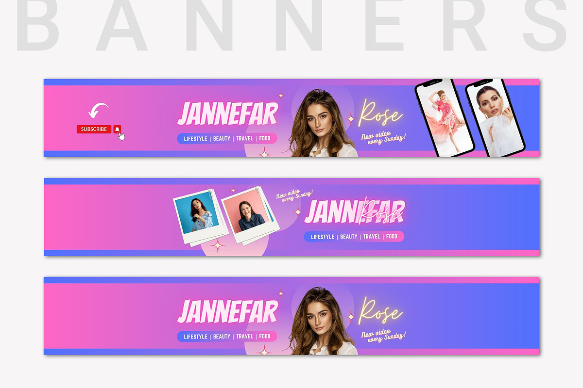 YouTube Brand Kit, Thumbnail | Canva, a Social Media Template by TheBrightGrap (Photo 3 of 7)