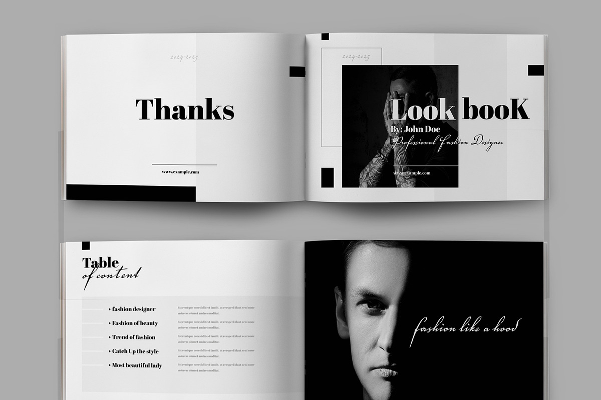 Lookbook Landscape Template, a Magazine Template by ContestDesign (Photo 2 of 5)