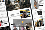 Luvura - Editorial Fashion Landing, a Landing Page Template by productype1 (Thumbnail 3 of 5)