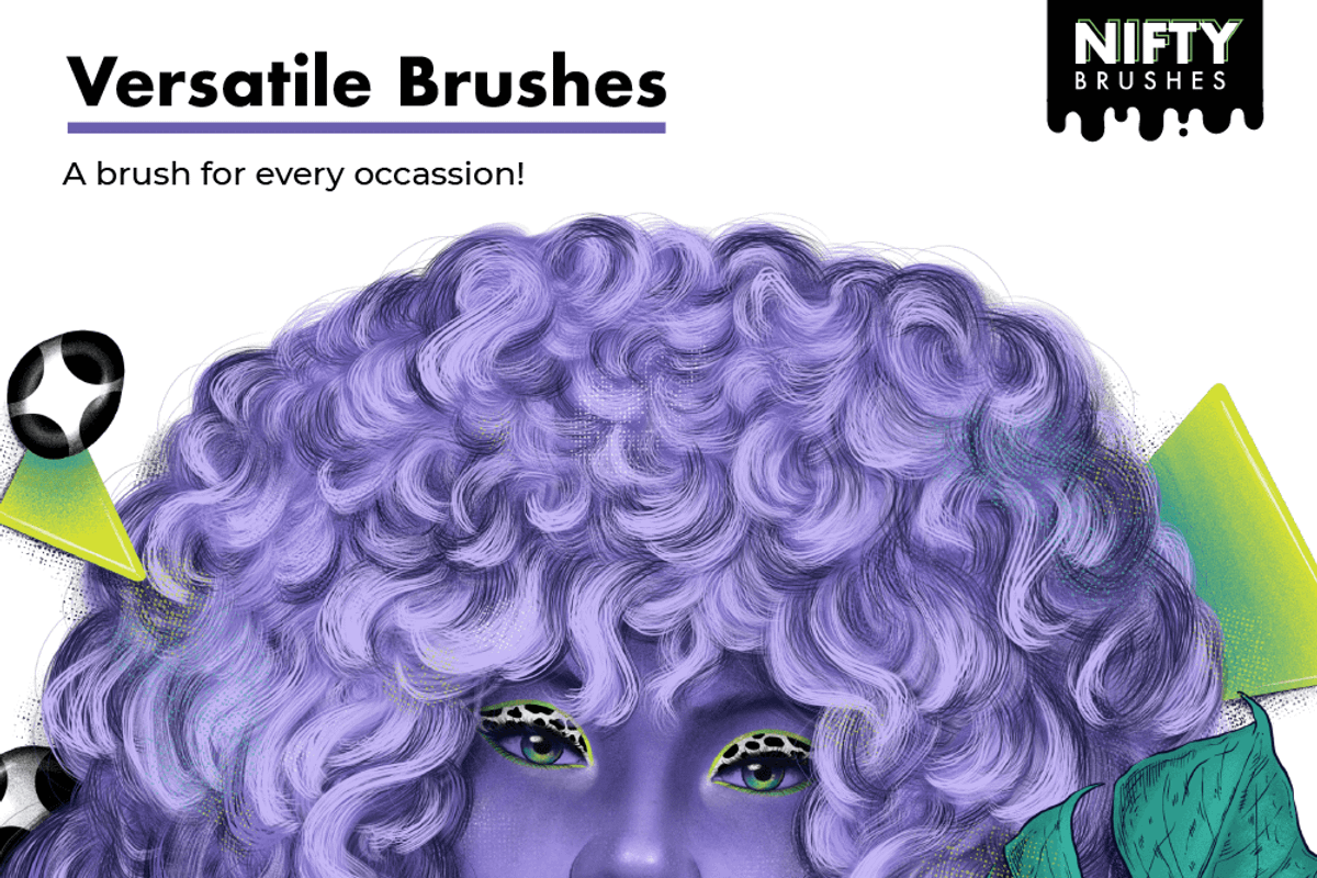 Nifty Brushes for Procreate, a Brush Add-On by Riveros Illustration (Photo 9 of 11)