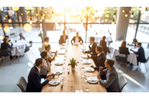 A corporate boardroom setting, a Business Photo by Igor Tichonow