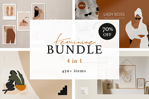 Sale Feminine Graphic Bundle