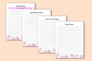 Editable End Of Life Planner Canva