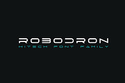Robodron font, a Sans Serif Font by Sentavio (Thumbnail 1 of 8)